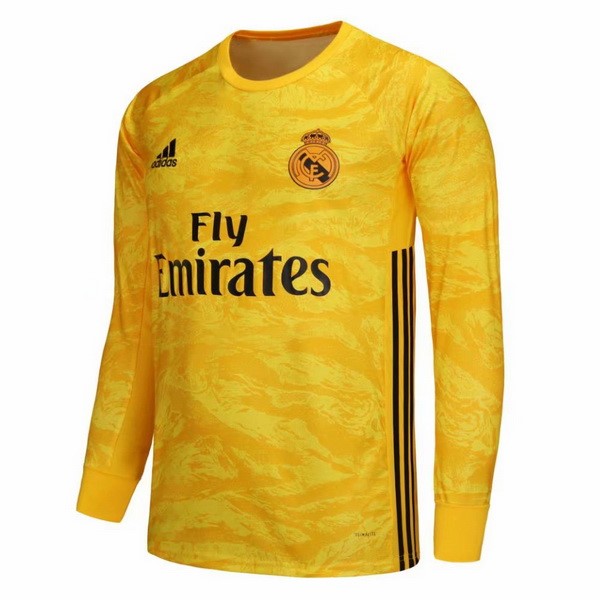 Camiseta Real Madrid Primera ML Portero 2019-2020 Amarillo